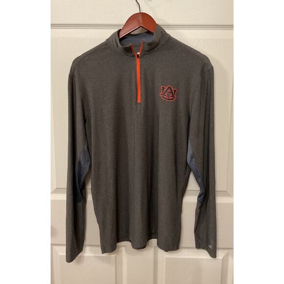 Auburn University Men's Colosseum Lightweight Quarter Zip Pullover, S - Picture 1 of 7